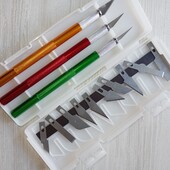 Набір ножів зі змінними насадками для різьблення