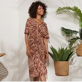 Сукня з джерсі з принтом, V-подібний виріз від tchibo(німеччина) розмір 48 евро=54-56