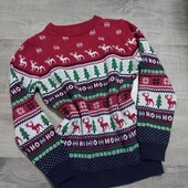 Светрик новорічний принт