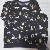 Кофтинка новорічний принт
