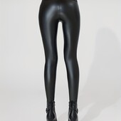 леггинцы из эко кожи с высокой талией