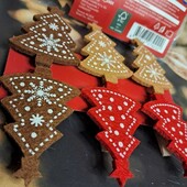 Декоративные прищепки в форме елок от бренда LIvarno home