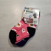 Лупілу! Трикотажні високі шкарпетки для дівчинки 19-22 розмір, в лоті 2 пари! Лот 1