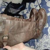 Fiore, Matalan, 41p шкіряні високі чоботи в прекрасному стані