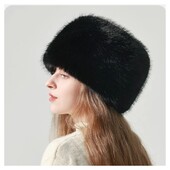 Шикарна зимова хутряна шапочка-високоякісне еко хутро!