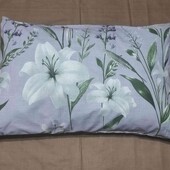Новинка - лілії! Ніжна наволочка 50*70 із бязі, якісне пошиття, швидка відправка