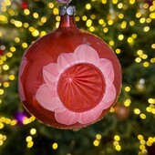 Ялинкова кулька. Вінтажна прикраса. Скло