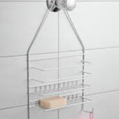 Двухъярусная полка для ванной комнаты ( цвет случайный)