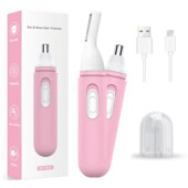 триммер для ушей и носа 2 в 1, аккумуляторный, водонепроницаемый IPX7