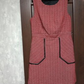Розпродаж!!!Брендовый теплый сарафан-платье в состоянии новой вещи р.14-16