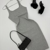 Базова сукня в сірому кольори