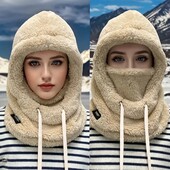 Капор шапка шапка-шарф балаклава зимняя женская шапка балаклава