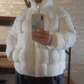 Топ якість!куртка біла 46-48 p