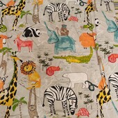 2 дитячі штори ,137 довжина на 168 ширина на люверсах, із затін. підкладкою