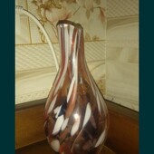 Кувшин гутное цветное стекло