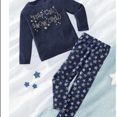 Тепла флісова піжама домашній костюм 110/116