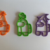 Форма-штамп, вирубка для печива Амонг ас