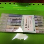 Набір маркерів текстових двосторонніх пастельних 6 шт