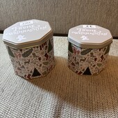 Коробки металеві новорічні для подарунків