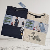 Супер лот 2 шт л 52/54 футболка чоловіча бавовняна Livergy