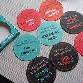 ♡Подставки набор для стаканов или чашек от следов на столе.