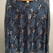 Блузка ажурная нарядная новая.