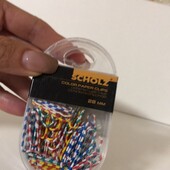 Скріпки "Scholz" 28мм 60 штук "Зебра"