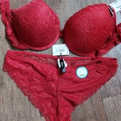 Комплект бра 80С і трусики танга xl