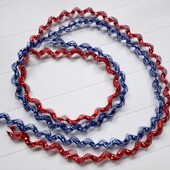 Мішура "Ліхтарик спіральний" 2 шт , 2 см