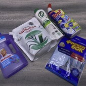 Набор моющих средства для уборки дома