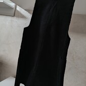 Вельветовий чорний сарафан 13-14 років на зріст 164 см