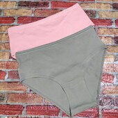 Арт.0500 набір 2шт трусики жіночі хіпстери висока талія від c&a розмір євро xl