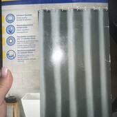 Шторка для ванни тм livarno, 100% поліестер. Без кілець