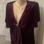 Блуза бархат 24 размер