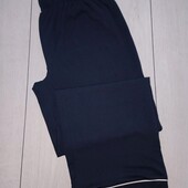 Піжамні штани Primark, трикотаж, темно-сині, eur 32-34 / uk 4-6