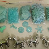 Набір сніжинок і наместин, 420шт