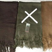 Классический вязаный теплый шарф, 2 цвета в наличии