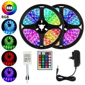 ✅ Світлодіодна стрічка вологозахищена з пультом Rgb LED, 3м
