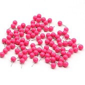 Набор розовых кнопок-булавок (push pins), 50 штук, длина 2 см