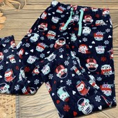 Плюшевые пижамные штаны размер С