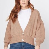 Кардиган з об'ємним рукавами