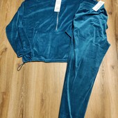 Велюровий костюм кольору морської хвилі