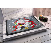 Коврик для двери «Снег» 38/59см Бельгия. Новый!