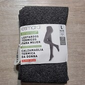 Есмара! Жіночі термоколготки, теплі жіночі колготки! 100 ден, сірі! 44/46 євро 50/52 наш! Лот 21