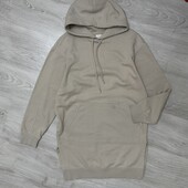 Подовженне тепле худі оверсайз від H&M, розмір XS. 58% бавовна.
