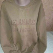 Фірмовий утеплений світшот-оверсайс,розмір М