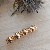 Золотиста заколка, шпилька автоматик