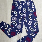 Stitch.флісові піжамні штани Disney з принтом Стіча для дівчинки 146 р