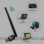 Бездротовий Usb Wi-Fi адаптер. 150 Мбіт/с 2,4G 802.11b/g/n.