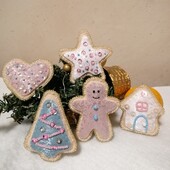 Ялинкові прикраси 5 шт. одним лотом